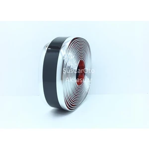 Şüscar Oto 5d Tampon Bagaj Kapı Eşiği Koruyucu Şerit Bant Gümüş Piano Black