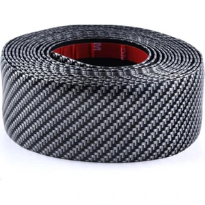 Şüscar Oto 5d Tampon Bagaj Kapı Eşiği Koruyucu Şerit Eşik Bandı Karbon 5m