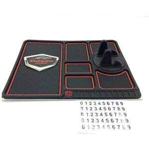 Şüscar Oto Vakumlu Numaratörlü ve Telefon Tutucu Mucize Kaydırmaz Ped Yeni Nesil