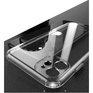 iPhone 11 6.1" Uyumlu Kılıf 3D Tıpalı Kamera Korumalı Şeffaf Silikon Kapak