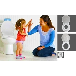 Çocuk Adaptörlü Yavaş Kapanan Klozet Kapağı
