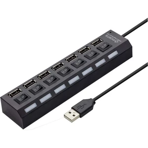 USB Hub 7 Port YK-3036 Anahtarlı