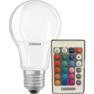 Osram 9W Led Uzaktan Kumandalı Ampul Sarı-Beyaz Işık