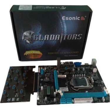 Esonic B250 Gladiators Lga 1600 Mhz Ddr3 1151 Anakart Fiyatı
