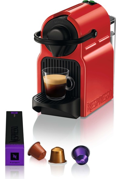 Nespresso İnissia C40  Red Kahve Makinesi,Kırmızı