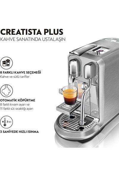 Nespresso Creatista J520 Plus Kahve Makinesi