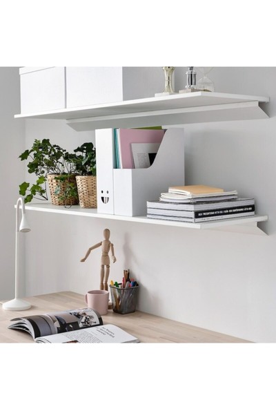 Ikea Tjabba Gülen Yüz 2'li Set Beyaz Klasör Dosyalık Magazinlik Evrak Dergi D104OSYASI 2 Adet