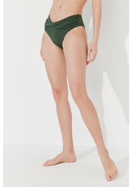 Koyu Yeşil Basic Twist Bikini Altı fiyatları