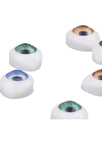 8 Pairs Plastik Oval Düz Gözler(Yurt Dışından) indirimleri