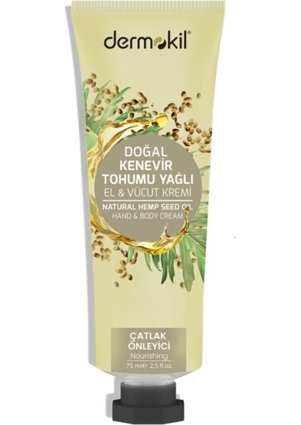 Kenevirli Tohumu Yağlı El ve Vücut Kremi 75 ml