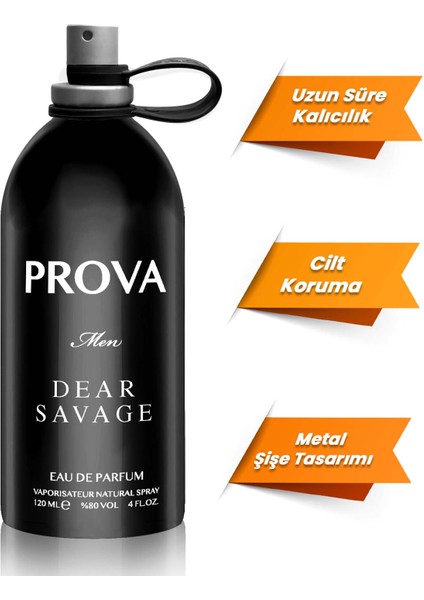 Dear Savage Edp Erkek Parfüm 120 ml