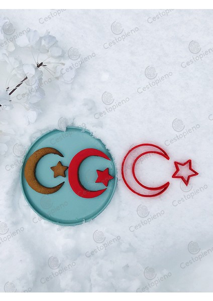 Ay Yıldız Kurabiye Kalıbı