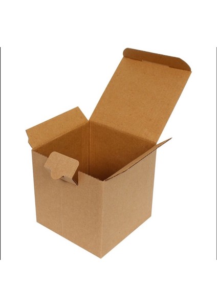 Kraft Kilitli Kargo Kutusu / Ebat: 10,5x10,5x10,5 cm (100 adet) fiyatları