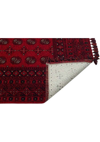 Buhari Bhr 04 Red Dekoratif Kilim