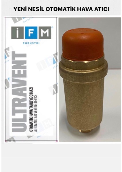 Ultravent 1/2'' Yüksek Kapasiteli Otomatik Hava Prujörü