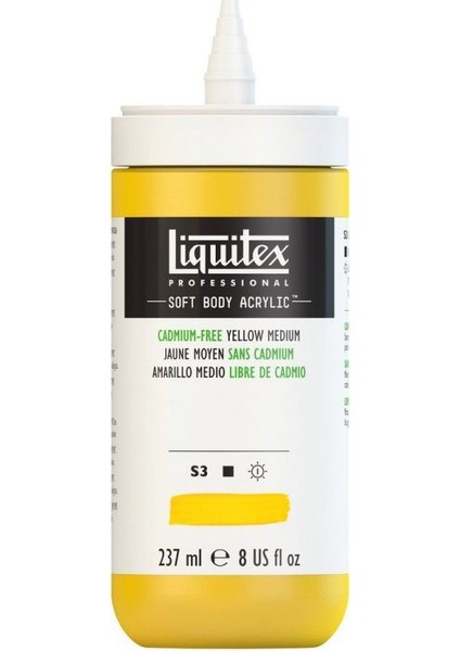 : Professional Soft Body : Akrilik Boya : 237 ml : Cadmium-Free Yellow Medium 890 S3 fiyatları