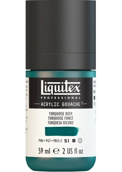 : Professional Akrilik Guaj Boya : 59 ml : Turquoise Deep 561 S1