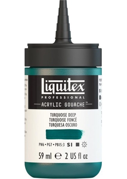 : Professional Akrilik Guaj Boya : 59 ml : Turquoise Deep 561 S1