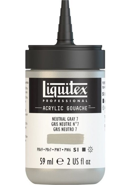 : Professional Akrilik Guaj Boya : 59 ml : Neutral Grey 7 600 S1 fiyatları