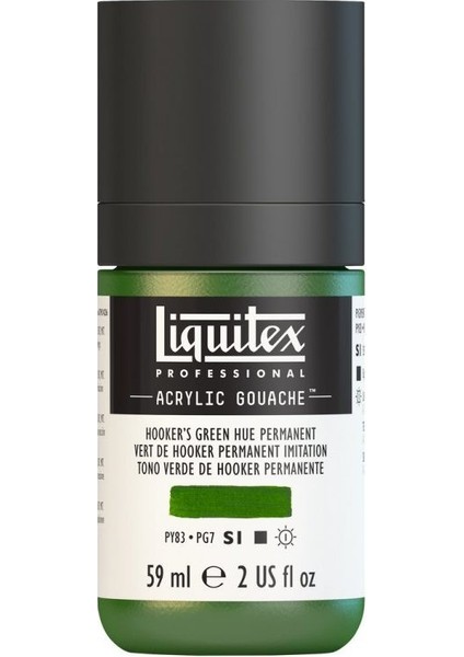 : Professional Akrilik Guaj Boya : 59 ml : Hooker’s Green Hue Permanent 224 S1