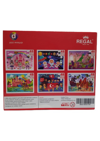 48 Parça Puzzle Ders Yayınları