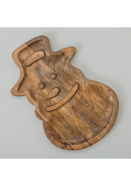 Snowman Servis Tabağı 45X30 cm Natural modelleri