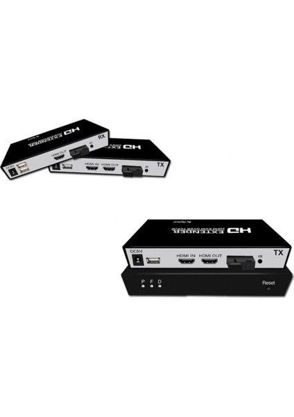 Fiber Extender 20KM HDMI+USB Kvm