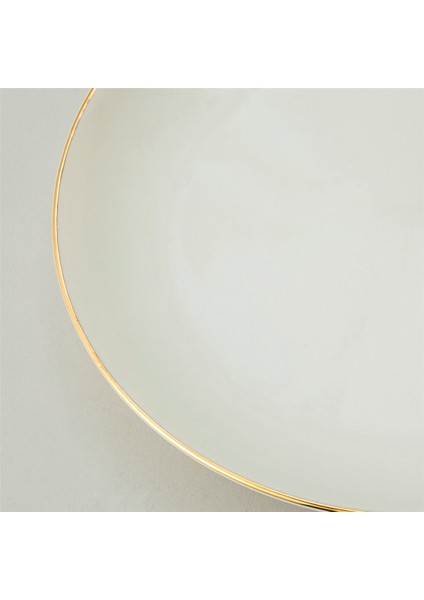 Carine Gold Düz Tabak 19 cm