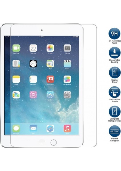 Apple ipad 2017 A1822 A1823 Kırılmaz Ekran Koruyucu Cam Tempered Glass 9.7 Inç Darbeye Dayanıklı
