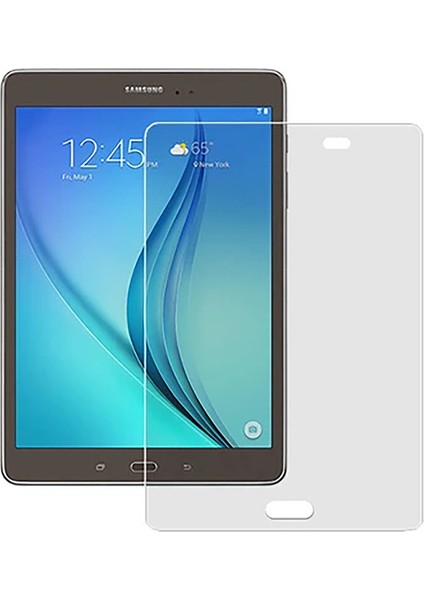 Samsung Galaxy Tab A P555 Kırılmaz Ekran Koruyucu Cam Tempered Glass 9.7 Inç Darbeye Dayanıklı