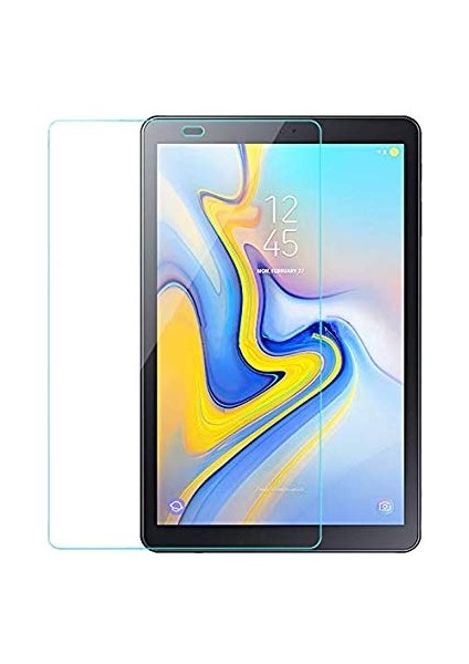 Samsung Galaxy Tab A T595 Kırılmaz Ekran Koruyucu Cam Tempered Glass 10.5 Inç Darbeye Dayanıklı