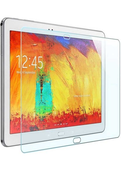 Samsung Galaxy Note P602 Kırılmaz Ekran Koruyucu Cam Tempered Glass 10.1 Inç Darbeye Dayanıklı