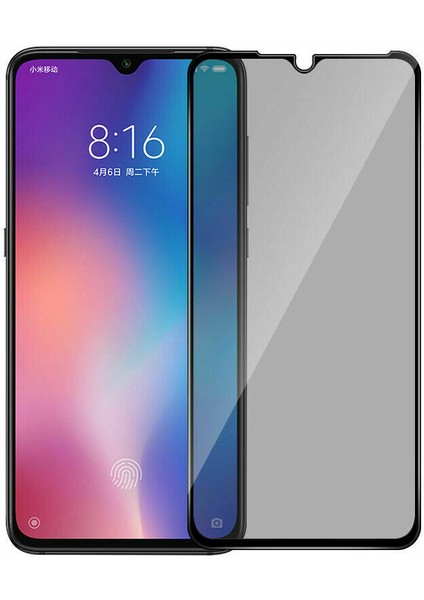 Xiaomi Redmi Note 9 Pro 5g Kırılmaz Ekran Koruyucu Hayalet Cam Gizlilik Filtreli Komple Cam