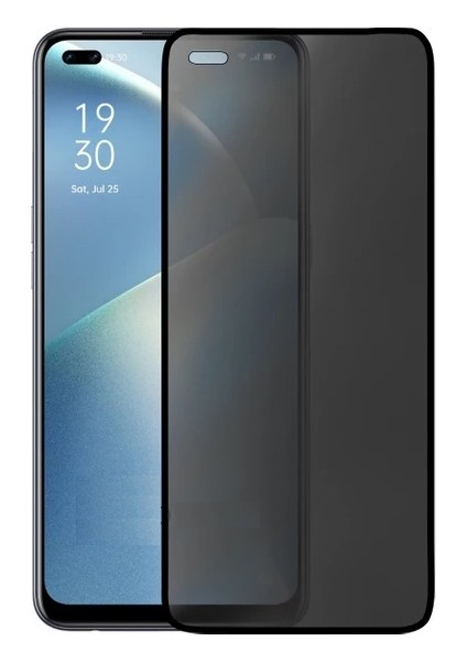 Xiaomi Mi 10T Kırılmaz Ekran Koruyucu Hayalet Cam Gizlilik Filtreli Komple Cam