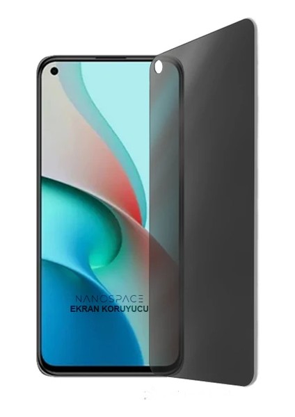 Xiaomi Mi 10T Kırılmaz Ekran Koruyucu Hayalet Cam Gizlilik Filtreli Komple Cam