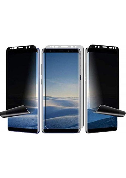 Samsung Galaxy S10 G973 Kırılmaz Ekran Koruyucu Nano Hayalet Gizlilik Filtreli Komple Kapatan