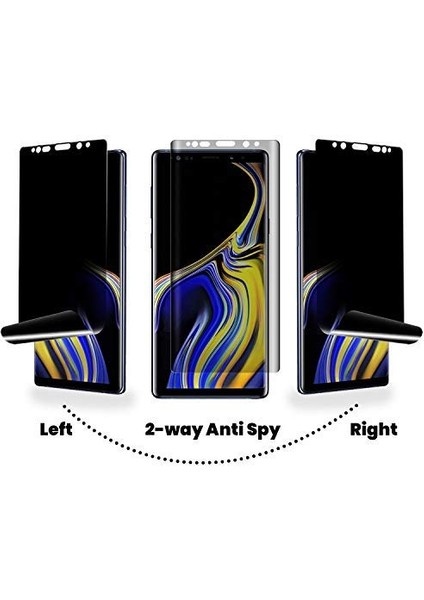 Samsung Galaxy S10 G973 Kırılmaz Ekran Koruyucu Nano Hayalet Gizlilik Filtreli Komple Kapatan