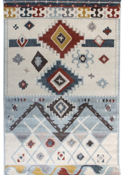 Halı Etnik Plus G0292 Krem/mavi 80 x 300 cm Dokuma Halı fiyatları