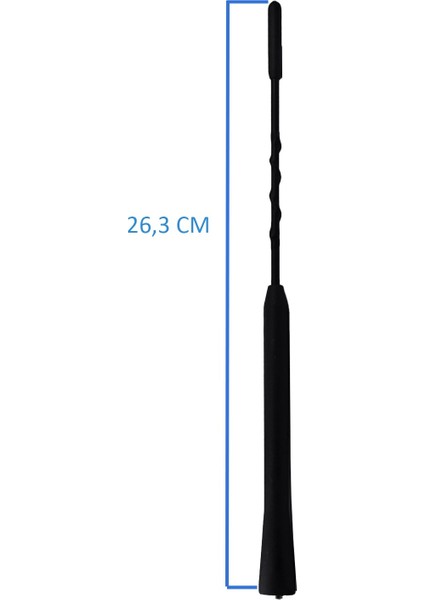 Alpha Auto Part Seat Leon, Volkswagen Passat Için Tavan Anten Çubuğu - 27 cm M5