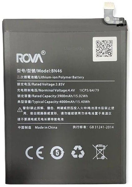 Xiaomi Redmi Note 8 Batarya BN46 Kvk Pil Montaj Seti