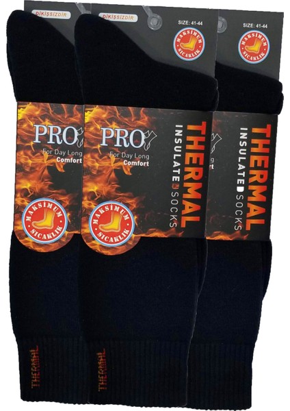 3 Adet Erkek Orjinal Termal Kalın Kışlık Çorap