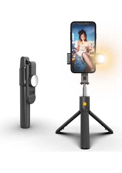 Selfıeshow K10S Otomatik Zamanlayıcılı Uzaktan Kumandalı Standart Cep Telefonu Için Tripod - Siyah (Yurt Dışından) fırsatları