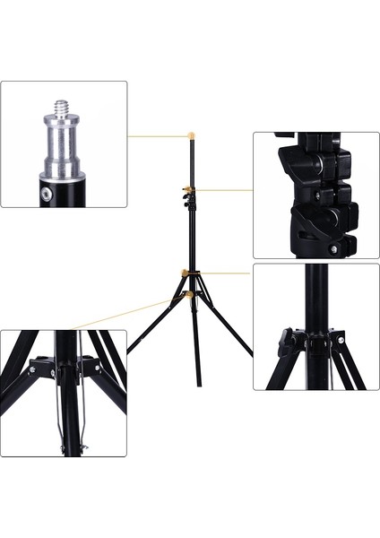 Slr Kameralar Için Katlanabilir Alüminyum Alaşımlı Ayaklı Tripod - 1/4 Vida Arabirim (Yurt Dışından)