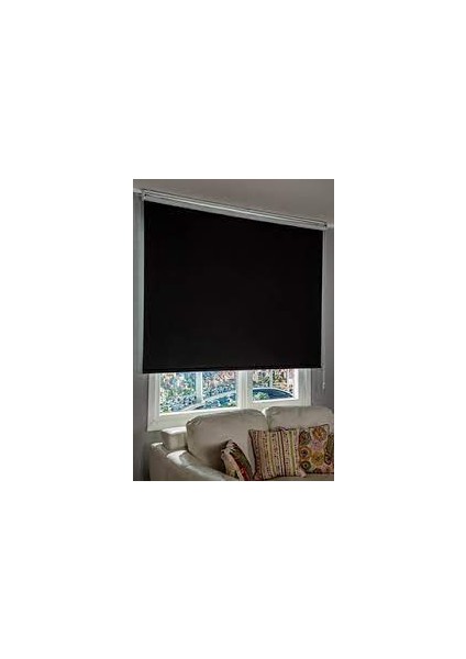 Düz Siyah Güneşlik Stor Perde fiyatları