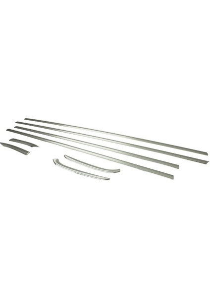 Ford Fiesta Krom Cam Çıtası Tk 2009 - 2017 8prç Paslanmaz Çelik