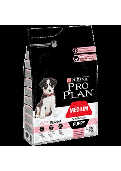 Medium Puppy Sensitive Skin Somonlu Yavru Köpek 3 kg