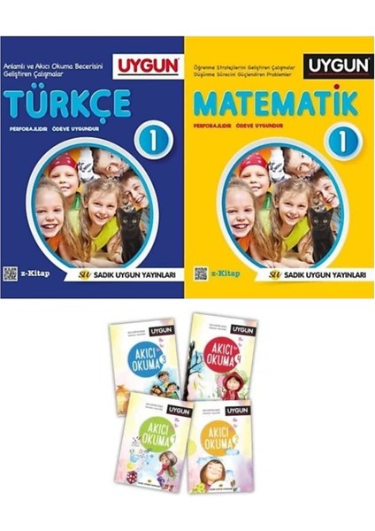 Matematik - Türkçe 1. Sınıf Ders Kitabı + Akıcı Okuma