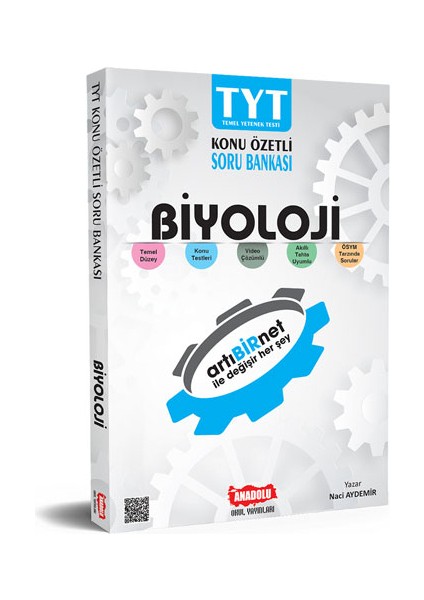 Anadolu Okul Yayınları TYT Biyoloji Konu Özetli Soru Bankası (Ciltli)