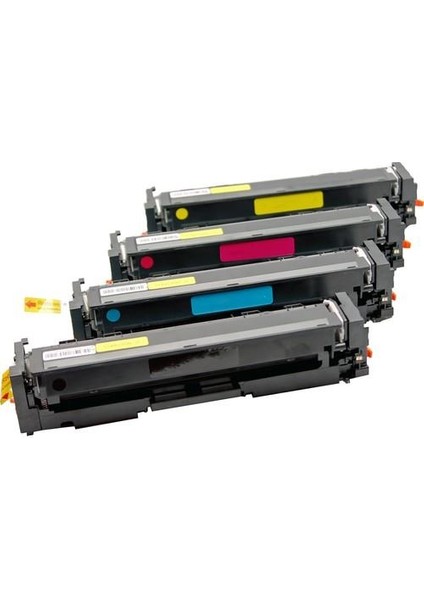 Color Laserjet Pro Mfp M283CDW 207X Chipsiz 4 Renk Toner