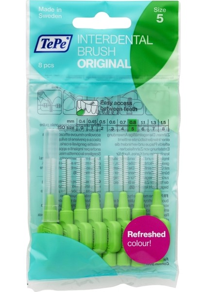 Arayüz Fırçası 0.8 Mm Yeşil 8'Li